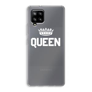 CaseCompany Queen zwart: Samsung Galaxy A42 5G Transparant Hoesje