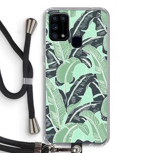 CaseCompany This Sh*t Is Bananas: Samsung Galaxy M31 Transparant Hoesje met koord