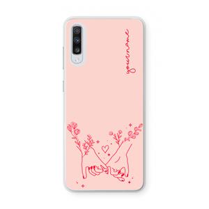 CaseCompany Best Friends: Samsung Galaxy A70 Transparant Hoesje