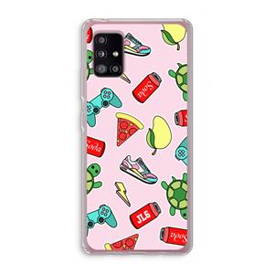 CaseCompany Things Jamie Loves: Samsung Galaxy A51 5G Transparant Hoesje