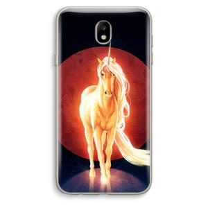 CaseCompany Last Unicorn: Samsung Galaxy J7 (2017) Transparant Hoesje
