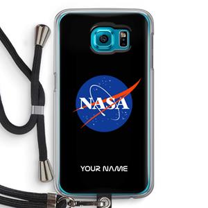 CaseCompany NASA: Samsung Galaxy S6 Transparant Hoesje met koord