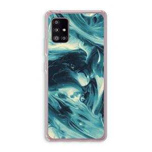 CaseCompany Dreaming About Whales: Samsung Galaxy A51 5G Transparant Hoesje