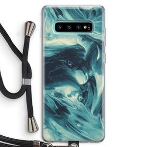 CaseCompany Dreaming About Whales: Samsung Galaxy S10 Plus Transparant Hoesje met koord