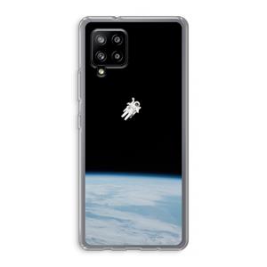 CaseCompany Alone in Space: Samsung Galaxy A42 5G Transparant Hoesje