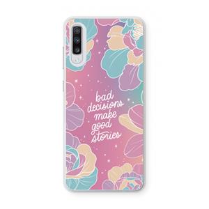 CaseCompany Good stories: Samsung Galaxy A70 Transparant Hoesje
