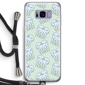CaseCompany Octopussen: Samsung Galaxy S8 Transparant Hoesje met koord