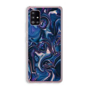 CaseCompany Mirrored Mirage: Samsung Galaxy A51 5G Transparant Hoesje