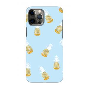 CaseCompany Ananasjes: Volledig geprint iPhone 12 Pro Hoesje
