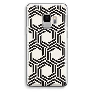 CaseCompany Geometrisch patroon: Samsung Galaxy S9 Transparant Hoesje