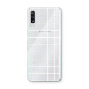CaseCompany Rooster 2: Samsung Galaxy A70 Transparant Hoesje