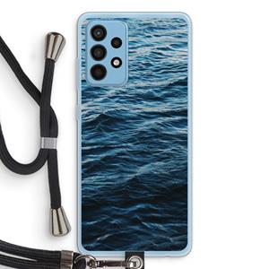 CaseCompany Oceaan: Samsung Galaxy A52 Transparant Hoesje met koord