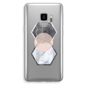 CaseCompany Creatieve toets: Samsung Galaxy S9 Transparant Hoesje