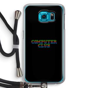 CaseCompany Retro: Samsung Galaxy S6 Transparant Hoesje met koord