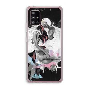 CaseCompany Camouflage de sommeil: Samsung Galaxy A51 5G Transparant Hoesje