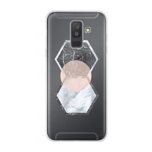 CaseCompany Creatieve toets: Samsung Galaxy A6 Plus (2018) Transparant Hoesje