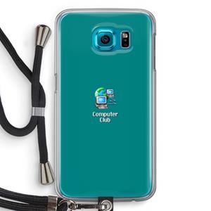 CaseCompany Win98: Samsung Galaxy S6 Transparant Hoesje met koord