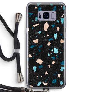 CaseCompany Terrazzo N°11: Samsung Galaxy S8 Transparant Hoesje met koord