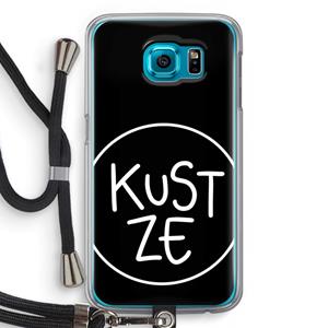 CaseCompany KUST ZE: Samsung Galaxy S6 Transparant Hoesje met koord