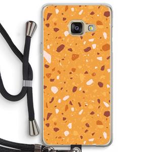 CaseCompany Terrazzo N°24: Samsung Galaxy A3 (2016) Transparant Hoesje met koord