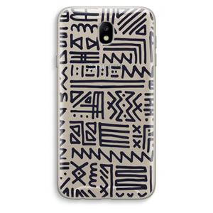 CaseCompany Marrakech print: Samsung Galaxy J7 (2017) Transparant Hoesje