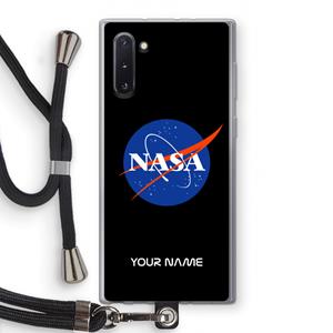 CaseCompany NASA: Samsung Galaxy Note 10 Transparant Hoesje met koord