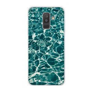 CaseCompany Weerkaatsing water: Samsung Galaxy A6 Plus (2018) Transparant Hoesje