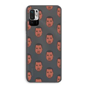CaseCompany Kanye Call Me℃: Xiaomi Redmi Note 10 5G Transparant Hoesje