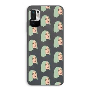 CaseCompany King Kylie: Xiaomi Redmi Note 10 5G Transparant Hoesje