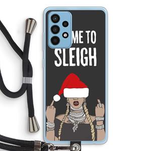 CaseCompany Came To Sleigh: Samsung Galaxy A52 Transparant Hoesje met koord