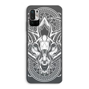 CaseCompany Oh Deer: Xiaomi Redmi Note 10 5G Transparant Hoesje