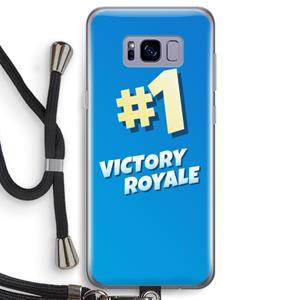 CaseCompany Victory Royale: Samsung Galaxy S8 Transparant Hoesje met koord