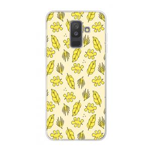 CaseCompany Herfst: Samsung Galaxy A6 Plus (2018) Transparant Hoesje