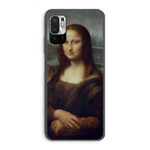 CaseCompany Mona Lisa: Xiaomi Redmi Note 10 5G Transparant Hoesje
