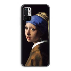 CaseCompany The Pearl Earring: Xiaomi Redmi Note 10 5G Transparant Hoesje