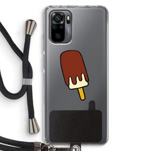 CaseCompany Frisco: Xiaomi Redmi Note 10 Pro Transparant Hoesje met koord