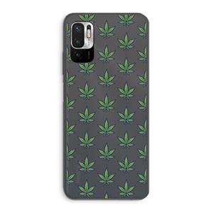 CaseCompany Weed: Xiaomi Redmi Note 10 5G Transparant Hoesje