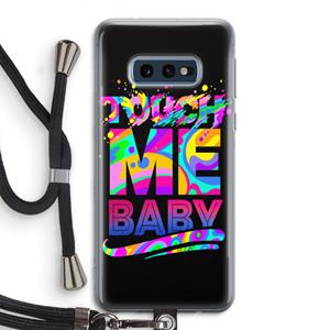 CaseCompany Touch Me: Samsung Galaxy S10e Transparant Hoesje met koord