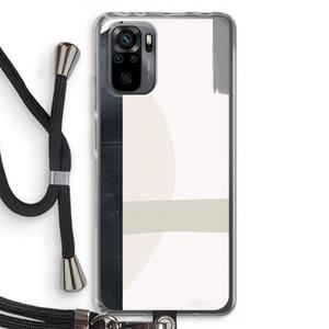 CaseCompany Baca: Xiaomi Redmi Note 10 Pro Transparant Hoesje met koord