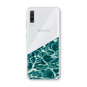 CaseCompany Weerkaatsing water: Samsung Galaxy A70 Transparant Hoesje