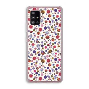 CaseCompany Planets Space: Samsung Galaxy A51 5G Transparant Hoesje