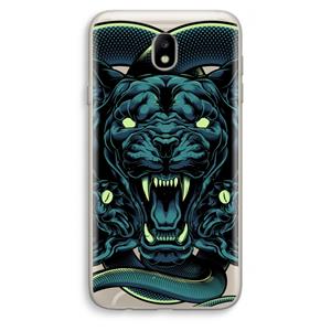 CaseCompany Cougar and Vipers: Samsung Galaxy J7 (2017) Transparant Hoesje