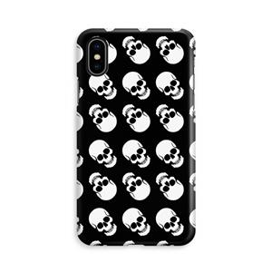 CaseCompany Musketon Skulls: iPhone X Volledig Geprint Hoesje