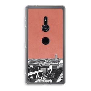 CaseCompany Marrakech Skyline : Sony Xperia XZ2 Transparant Hoesje