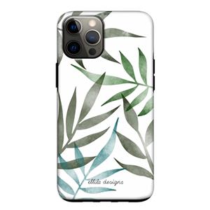 CaseCompany Tropical watercolor leaves: iPhone 12 Tough Case