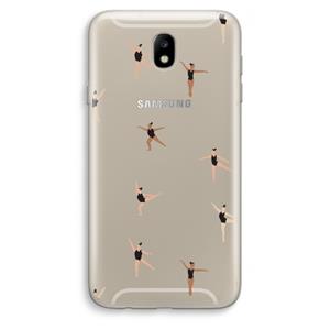 CaseCompany Dancing #1: Samsung Galaxy J7 (2017) Transparant Hoesje