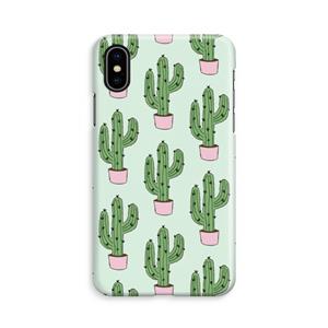 CaseCompany Cactus Lover: iPhone X Volledig Geprint Hoesje