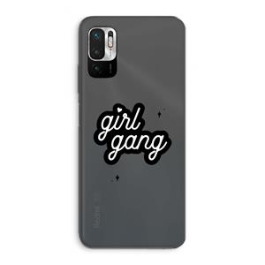 CaseCompany Girl Gang: Xiaomi Redmi Note 10 5G Transparant Hoesje