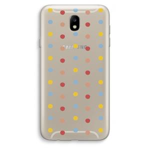 CaseCompany Bollen: Samsung Galaxy J7 (2017) Transparant Hoesje