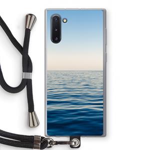 CaseCompany Water horizon: Samsung Galaxy Note 10 Transparant Hoesje met koord